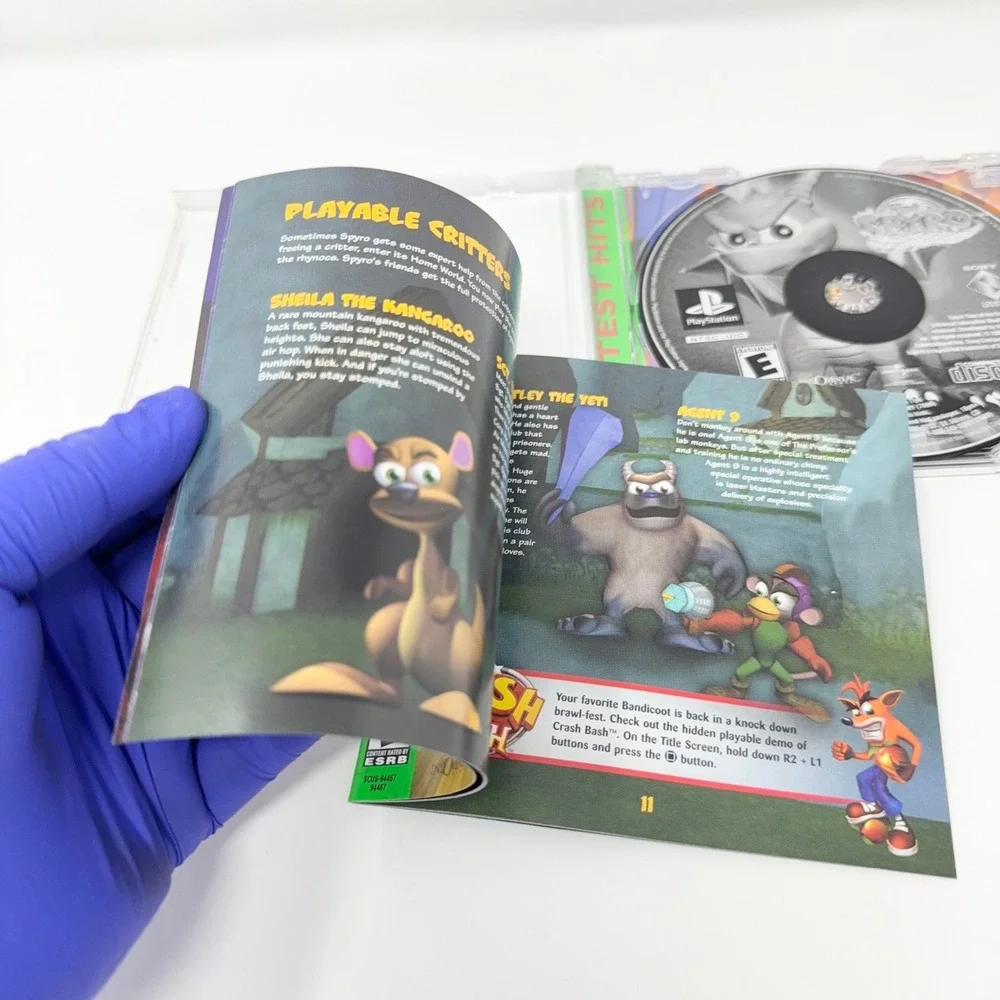 Spyro Year of the Dragon Sony PlayStation PS1 Greatest Hits SCUS-94467 Complete